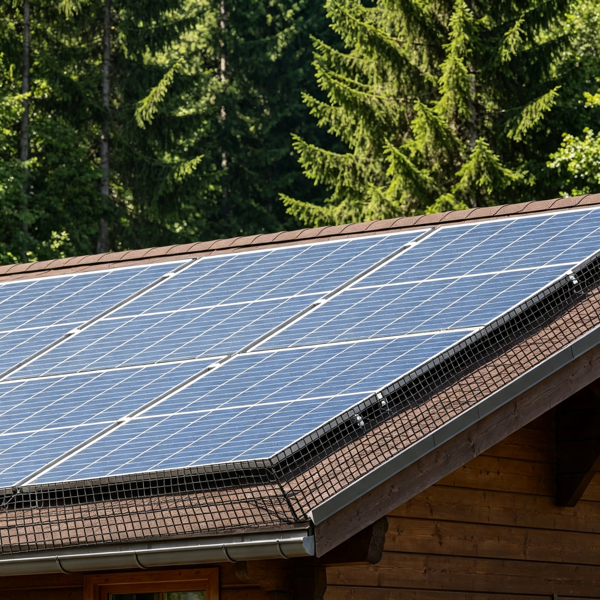 8 pouces X 1 00ft Solar Panel Bird Guard Kit
