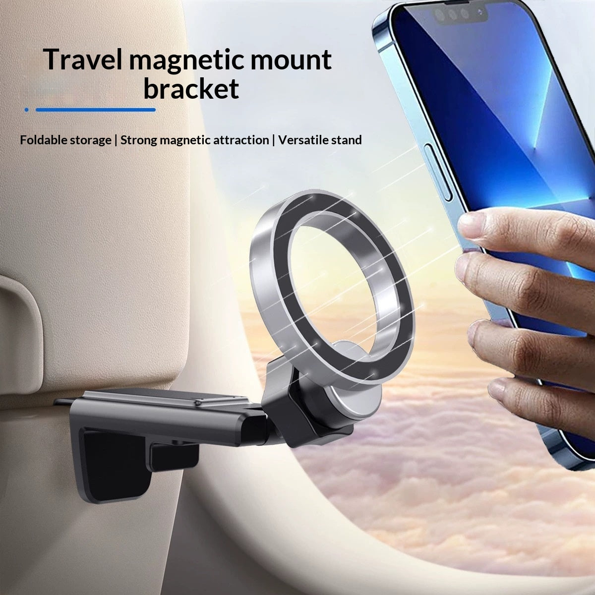 Aircraft Applicable Table de rail à grande vitesse Magnetic Multi-fonctional Lazy Bracket