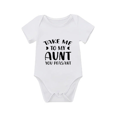 Baby Summer Short Sleeve Romper Bodysuit