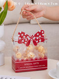 Sac d'emballage cadeau de mariage carré