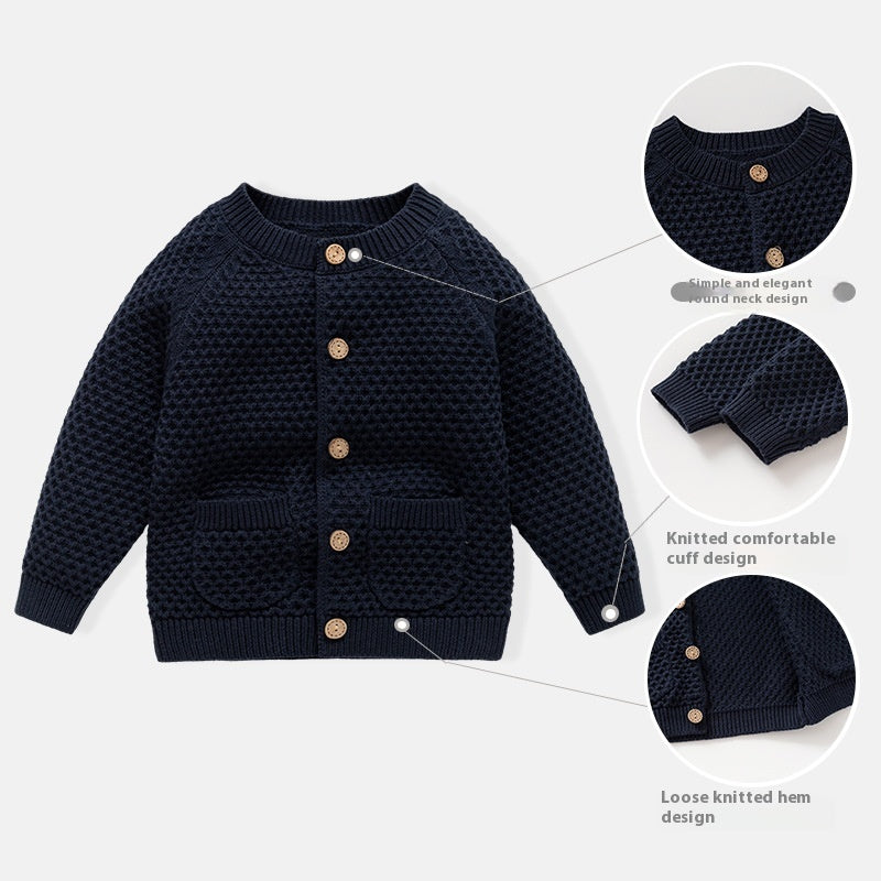Chandails d'automne en manteau d'hiver de garçons