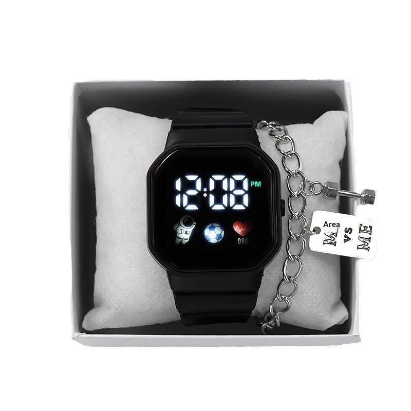 Sleek, Fashionable, Niche-design Montre numérique étanche