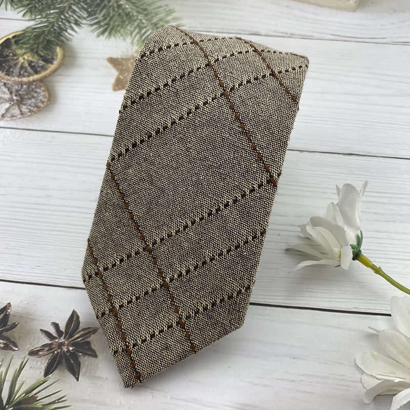 Autumn and Winter Basic for Schools Tie Hand Jk British Style tricoté coton et lin Str
