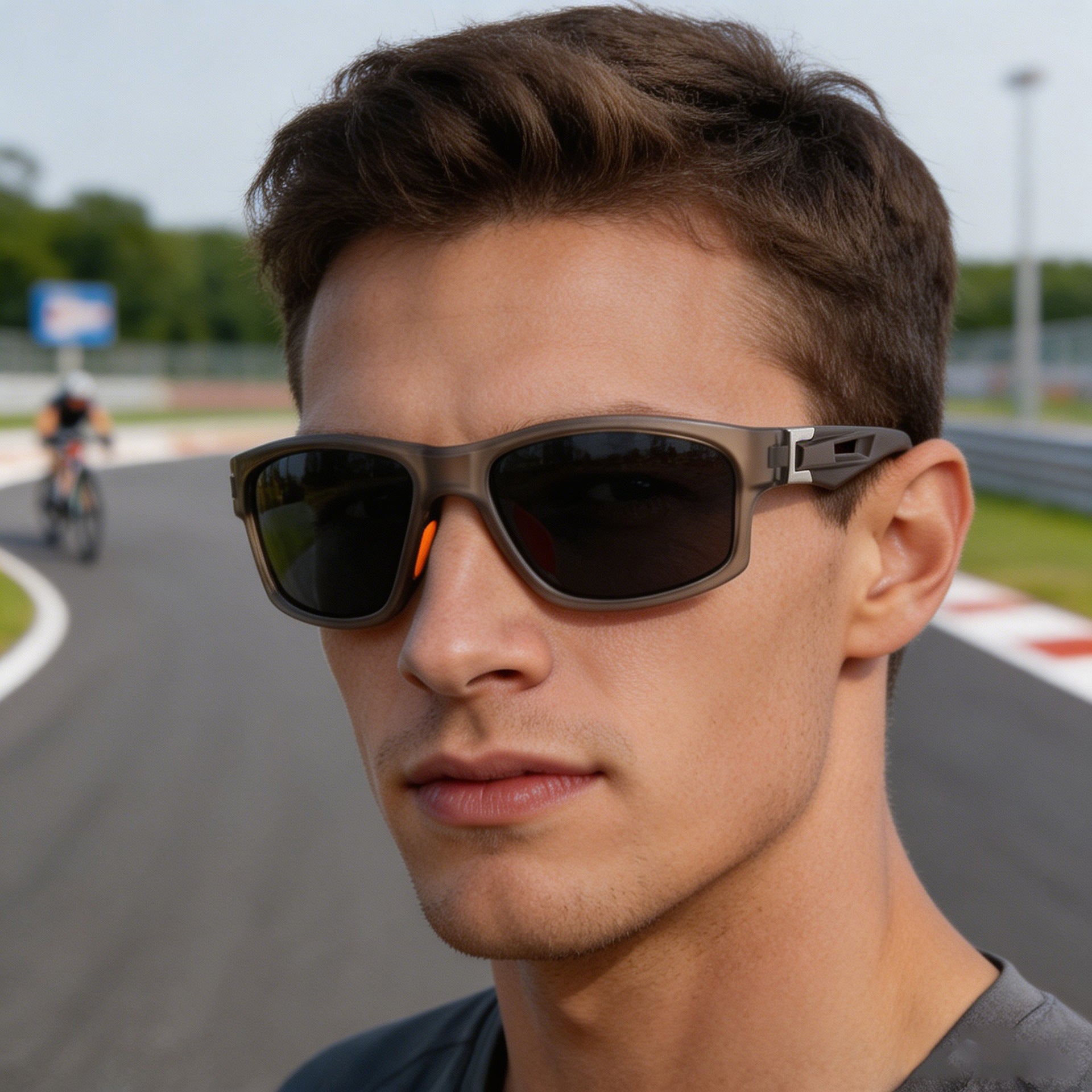 Arrivée Lunettes de soleil de sport de mode européennes et américaines pour hommes Style Trendy Wind