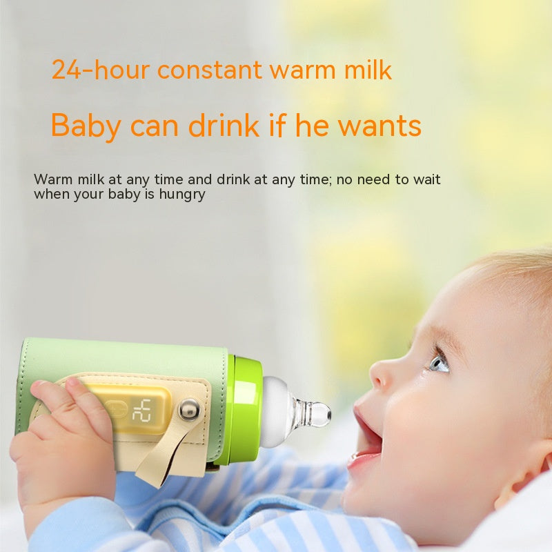 Température constante Chauffage pour bébé Isolant Bouteille de lait Night Out Portable Heat-holding B
