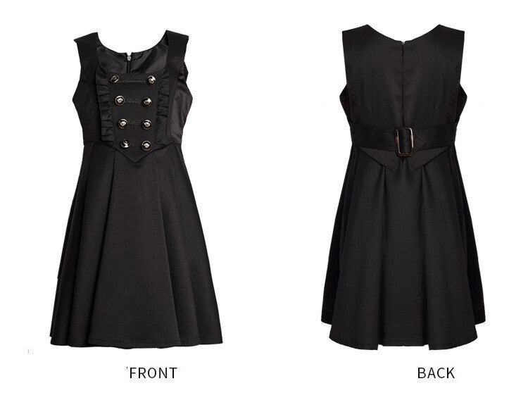 Filles Robe de fête noire Une ligne sans manches Enfants Robe de fleur de mariage fille 4-5Y