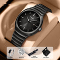 Montre Quartz d'affaires simple et élégante pour hommes