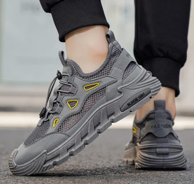 Sneakers à mailles creuses respirables d'été pour hommes