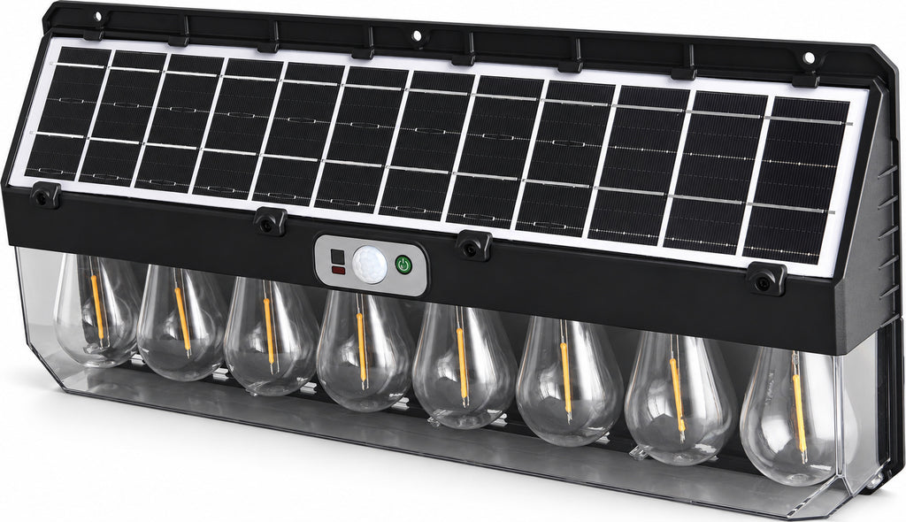 Solar Powered Rechargeable Motion Sensor LED lampe de travail 4800mAh pour auto W7116 8 4 heures
