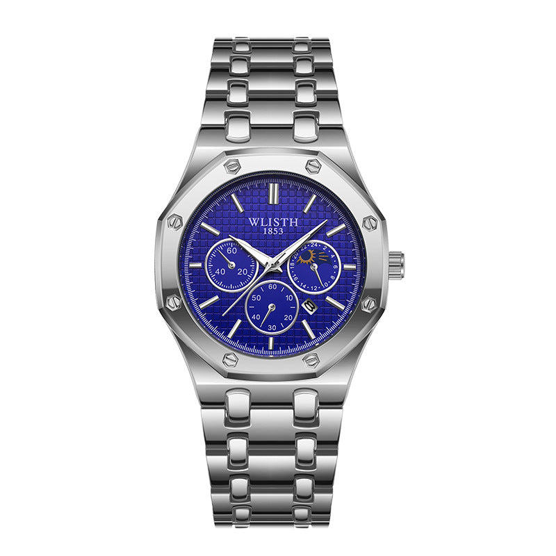 Calendrier des bracelets en acier lumineux pour montre pour femme