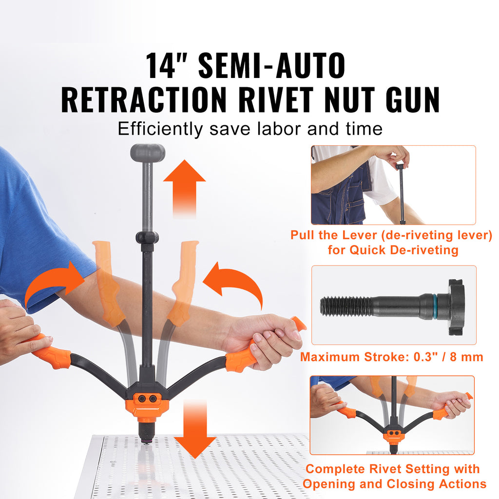 Outil d'écrou de rivet