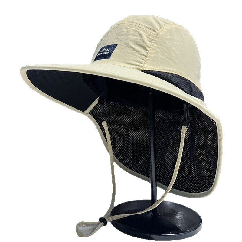 Chapeau de pêche Protection contre le soleil Protection contre les UV contre les cols d'été unisexe