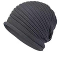 Bonnet polyvalente et chaude en laine tricotée pour femmes