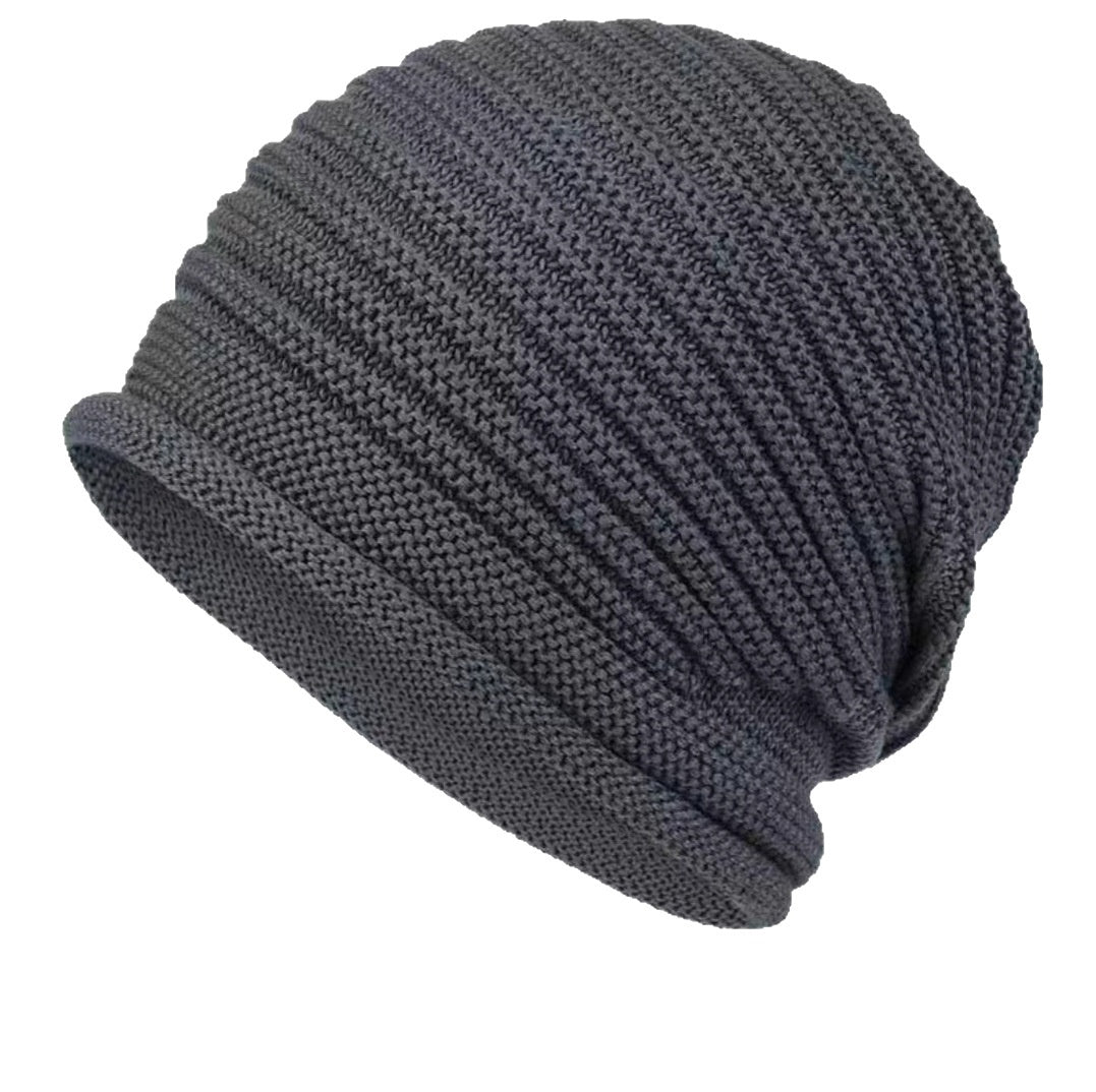 Bonnet polyvalente et chaude en laine tricotée pour femmes