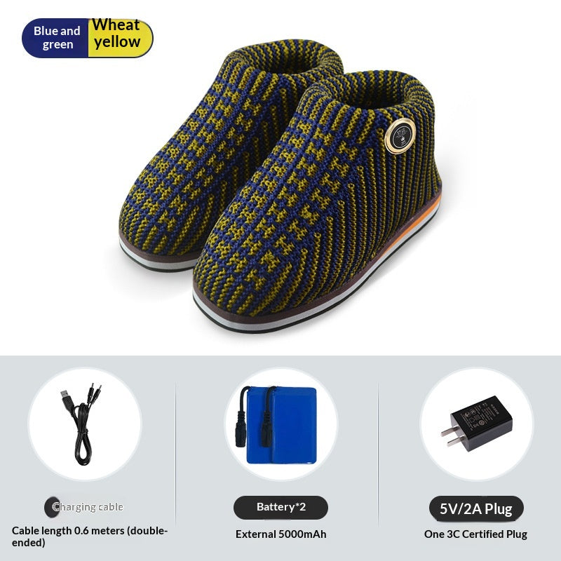 Chaussure de tricot à chaud électrique pour usage domestique