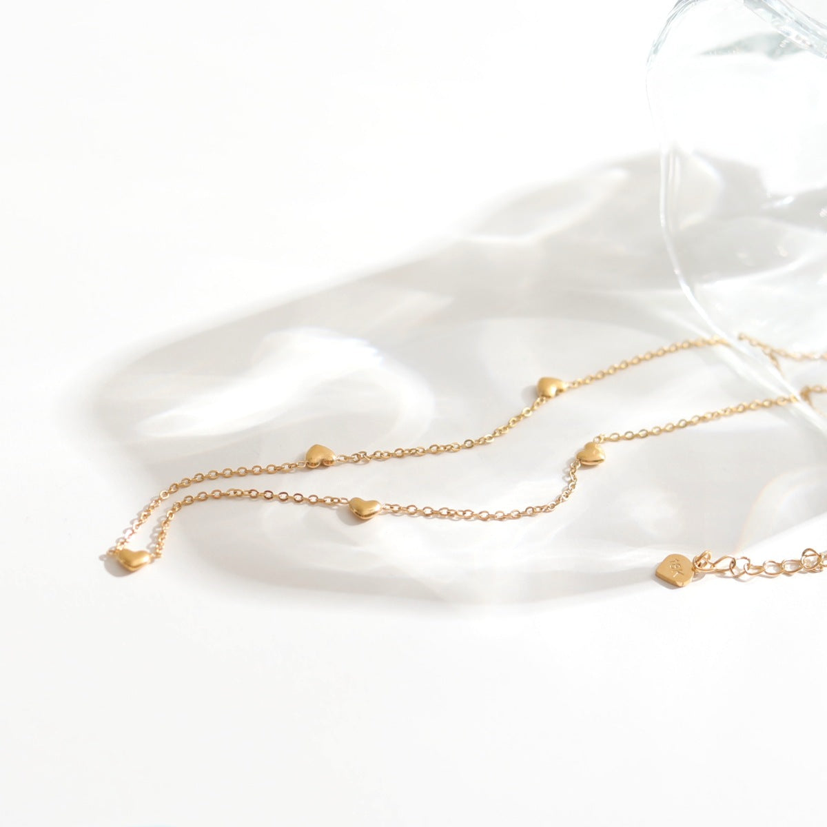 Cool-style 5 Petit coeur Collier délicat pour les femmes