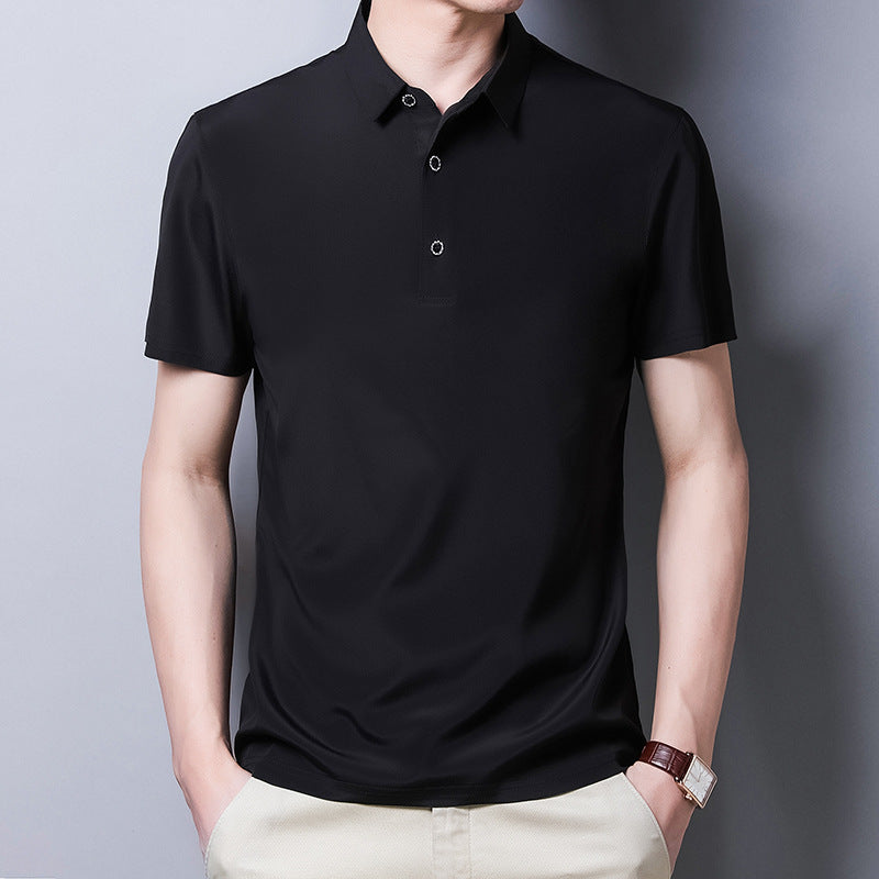 T-shirt sans couture manches courtes homme pour l'été