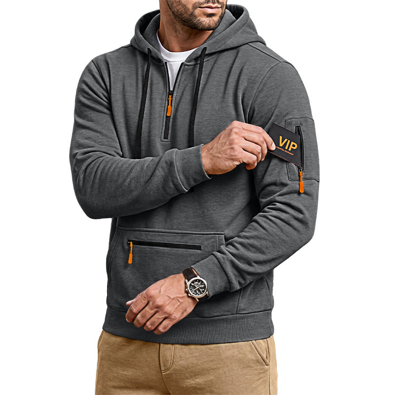 Sweatshirt de sport décontracté plus grand homme