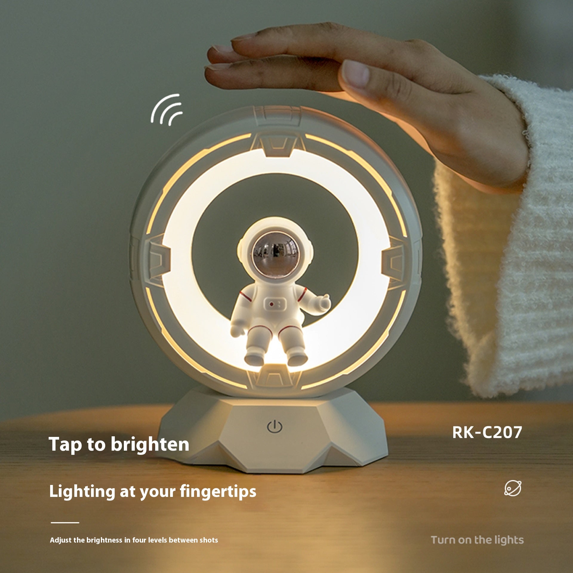 Astronaute créatif LED petite lampe de nuit