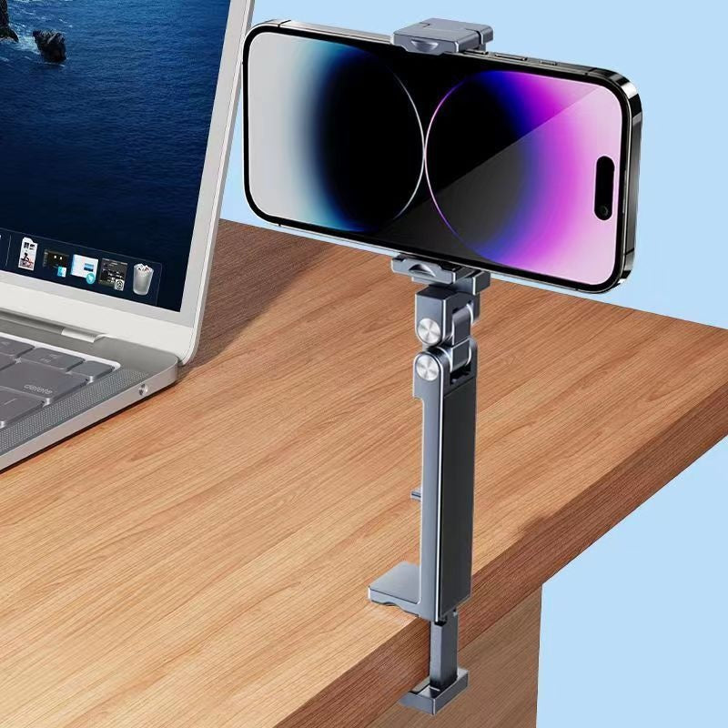 Support portable de téléphone pliable en alliage d'aluminium