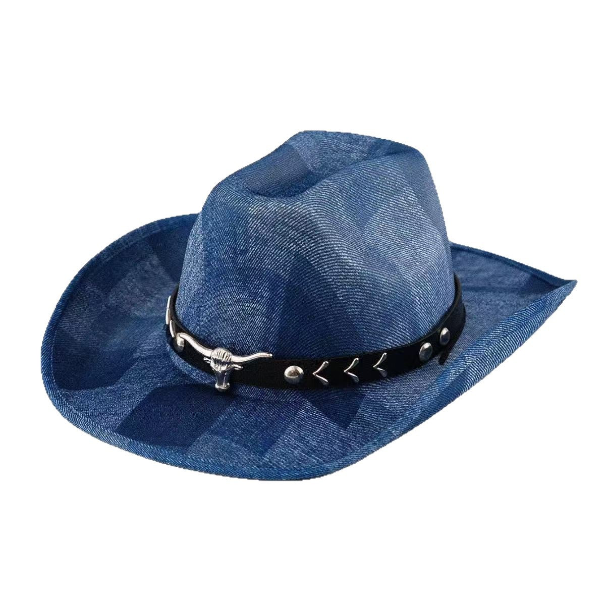 Hommes et femmes Western Cowboy Outdoor Travel Chapeau plat