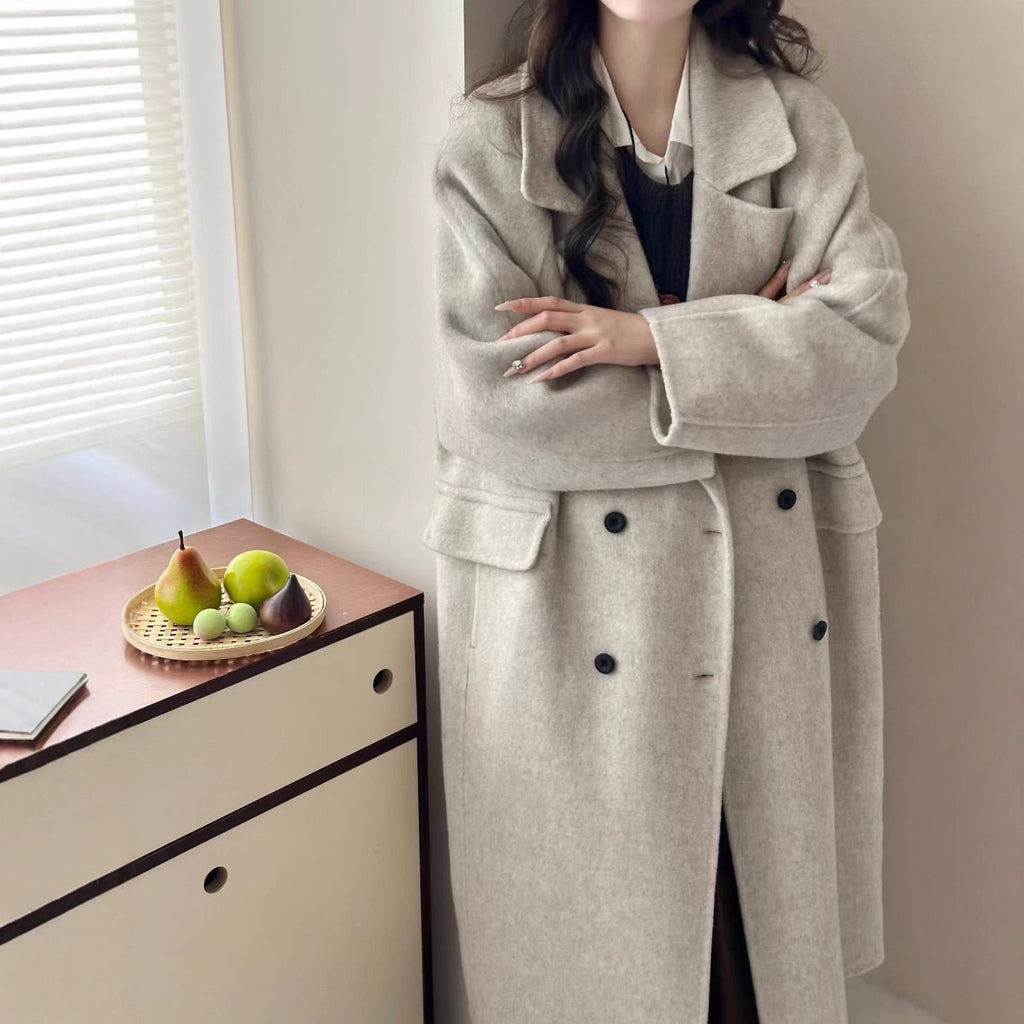Dongdaemun manteau de laine double face