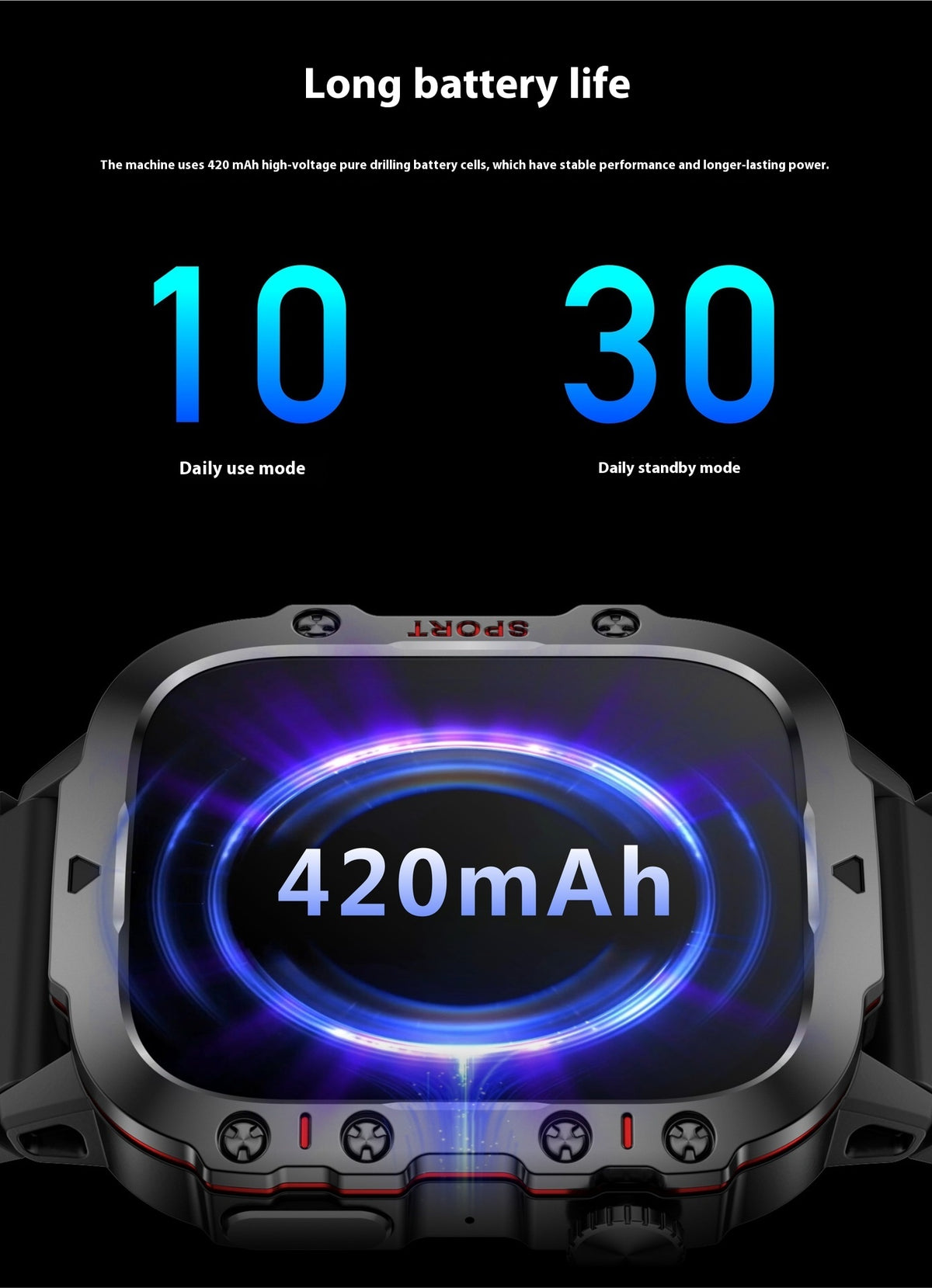 Montre d'appel Bluetooth sport en plein air