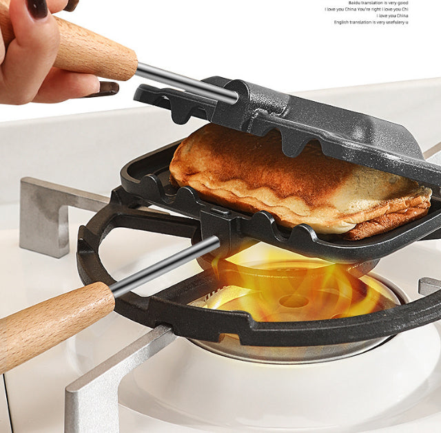 Plateau de cuisson en alliage d'aluminium double côté pour cuisine de ménage
