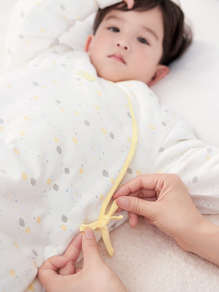 Sac de couchage bébé en coton anti-kick nouveau-né