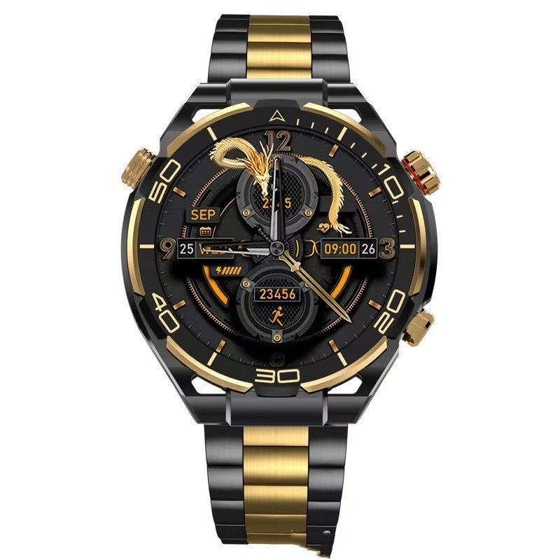 Extraordinaire Gold Edition Multi-fonction Intelligent Sports Electronic Smart Watch