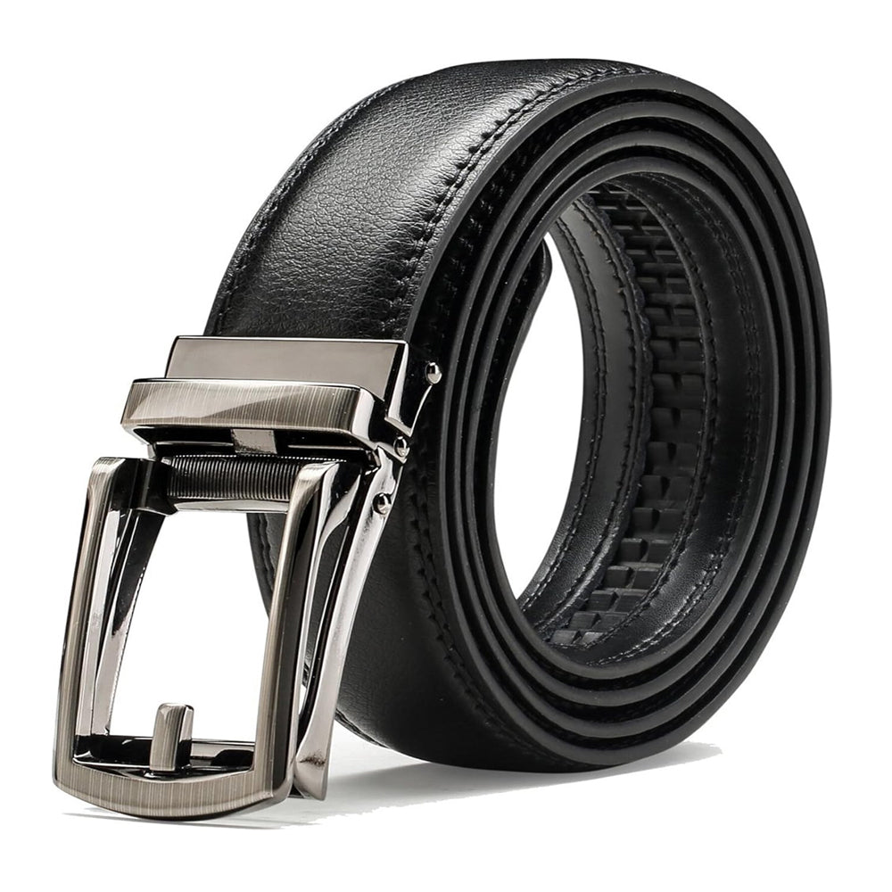 Ceinture garçon à cliquet avec fermeture à snap réglable pour usage occasionnel et formel