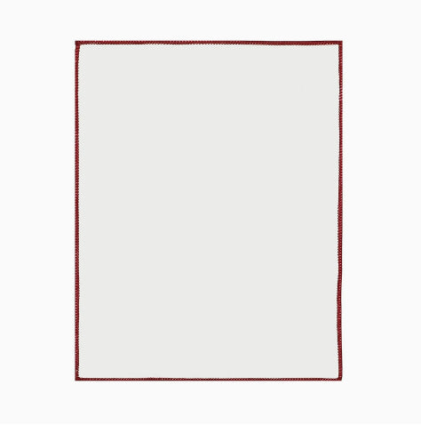Coupe essuyant tissu-rouge-30 * 40cm-1 pièce