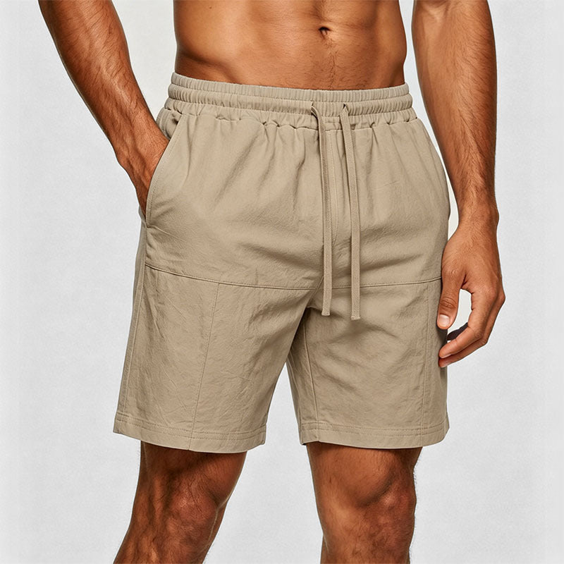 Short en lin d'été pour homme Européen et American Plus Tailles Short casual pour homme