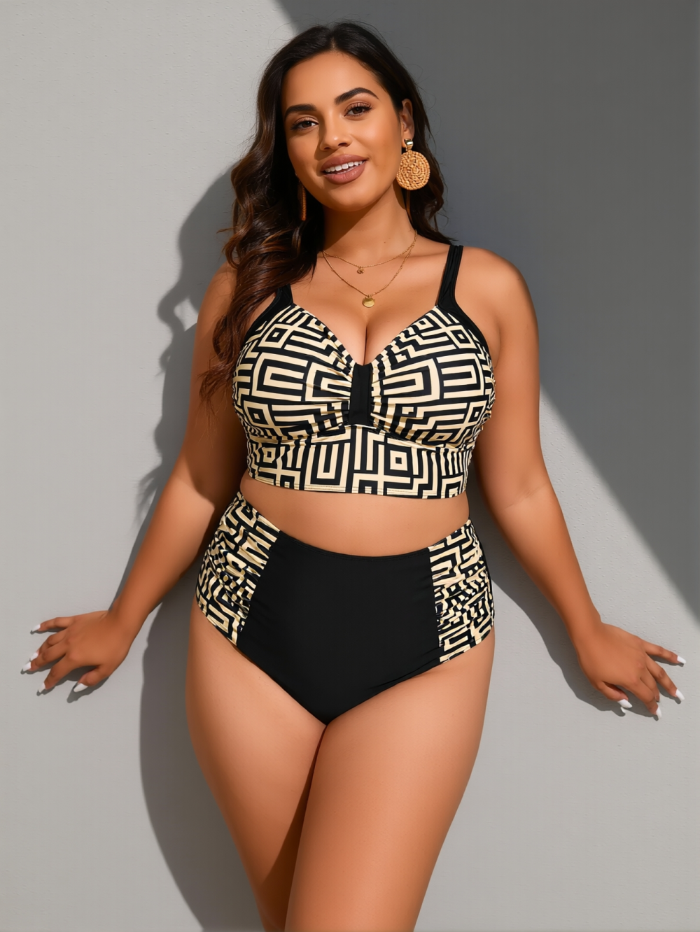 Ensemble de maillots de bain occasionnels 2 pièces pour femme M178