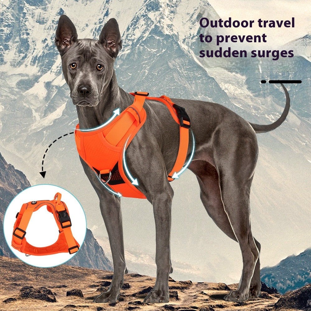 Veste réfléchissante de fixation des mains de chien