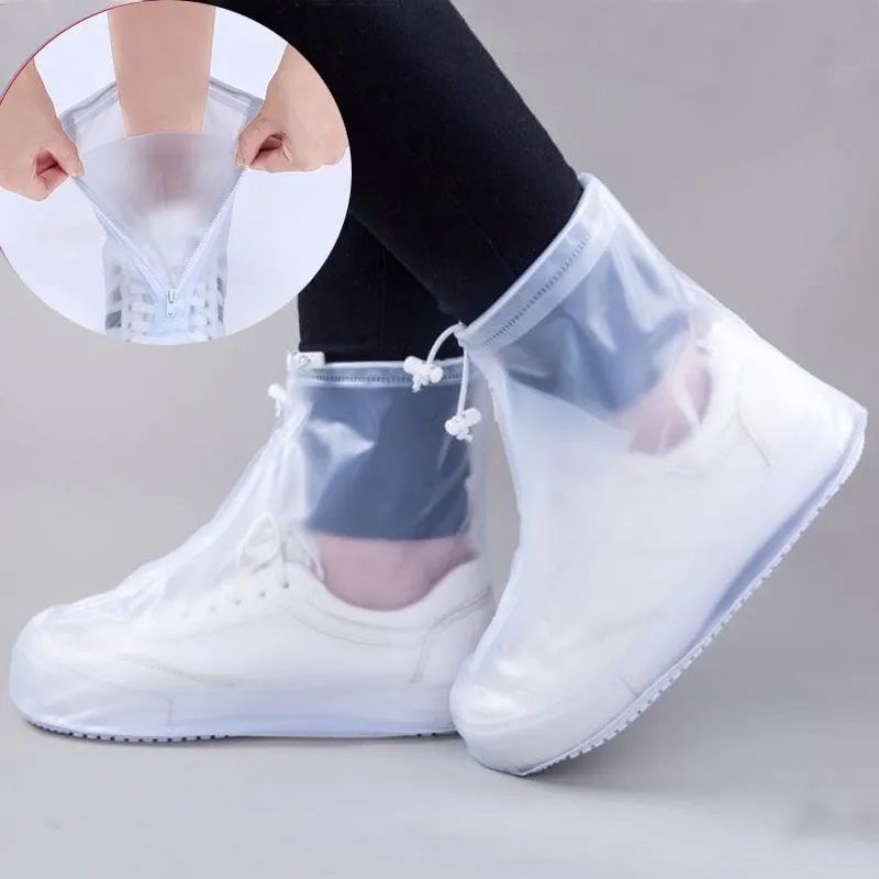 Couverture de bottes de pluie en silicone épaississante et résistante à l'usure
