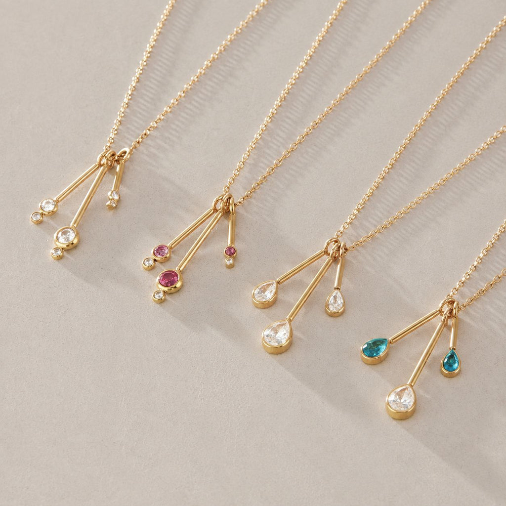 Pendentif Collier en acier titane pour les femmes