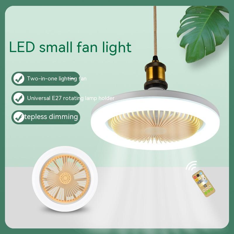 Télécommande E27 Vis réglable chambre à coucher aromathérapie Petit ventilateur lampe