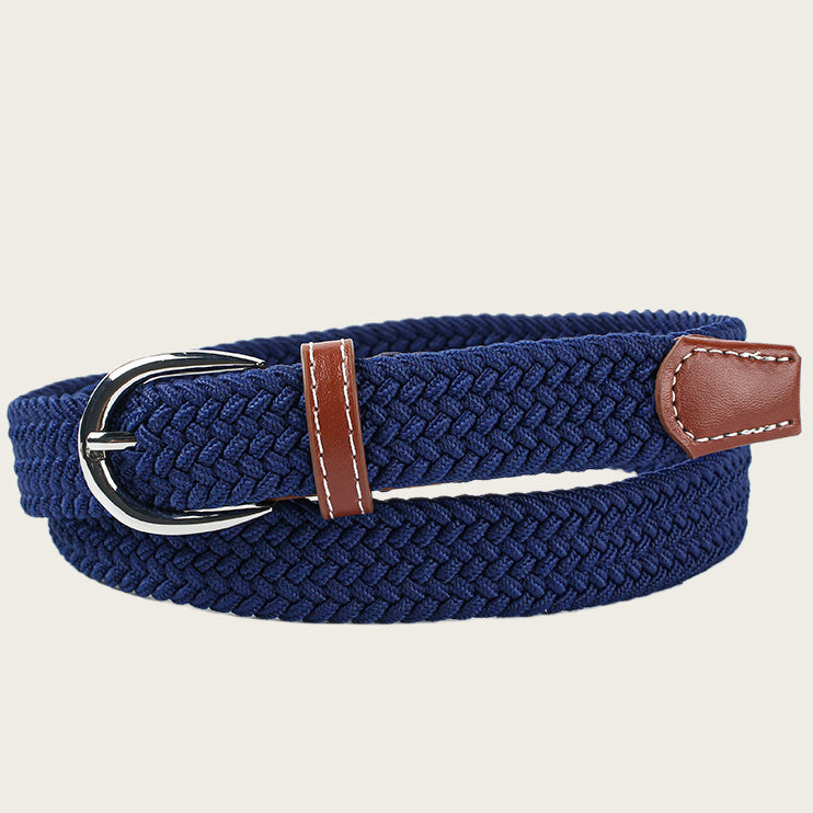Toile étudiante jeune ceinture élastique tressée