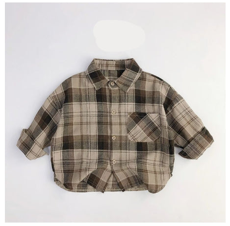 Manteau de printemps élégant et chemise pour enfants