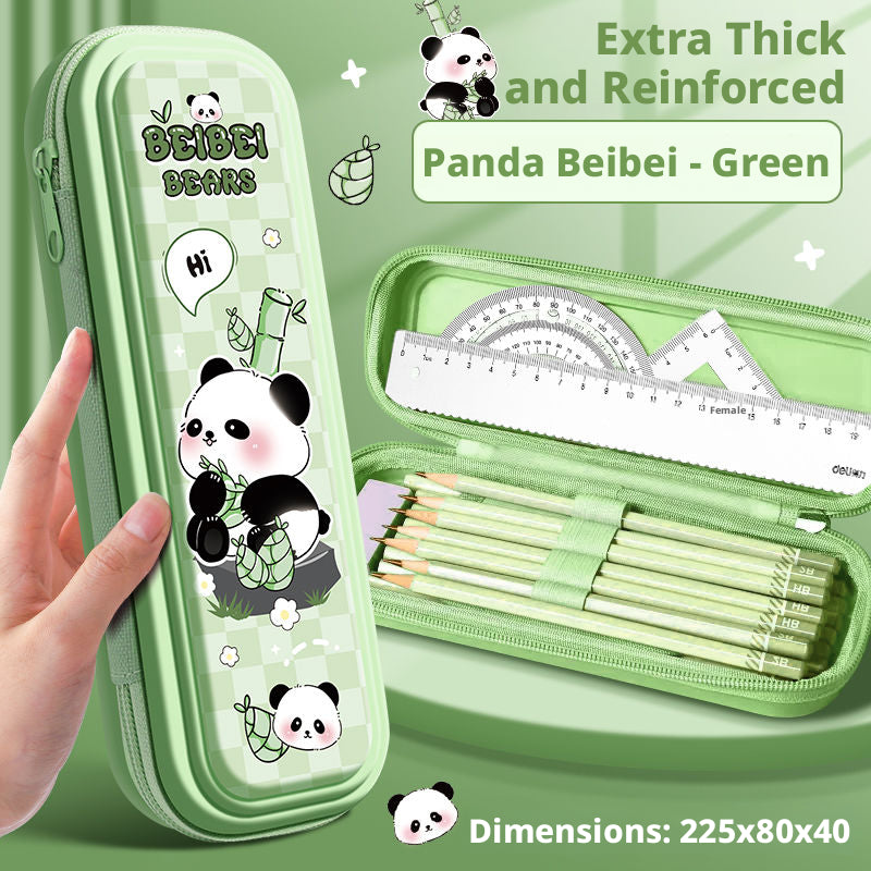 Cartoon stylo Box-Panda Modèle-Green-EVA-1 pièce