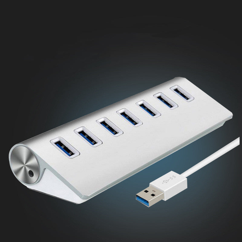 USB30 Hub à sept ports téléphone mobile charge en alliage d'aluminium