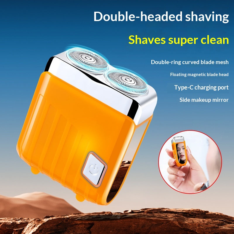 Lavable portable magnétique double lame hommes Shaver