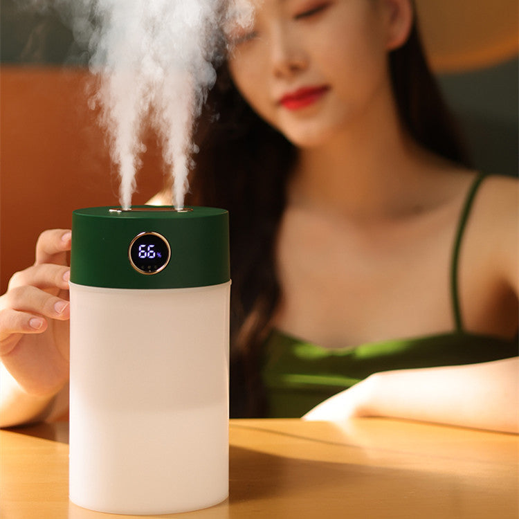 Humidificateur grande capacité Double Jet Usb ménage silencieux voiture
