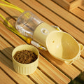 2 en 1 Bouteille d'eau pour chien portable pour petits grands chiens Chat extérieur puppy à l'épreuve des fuites