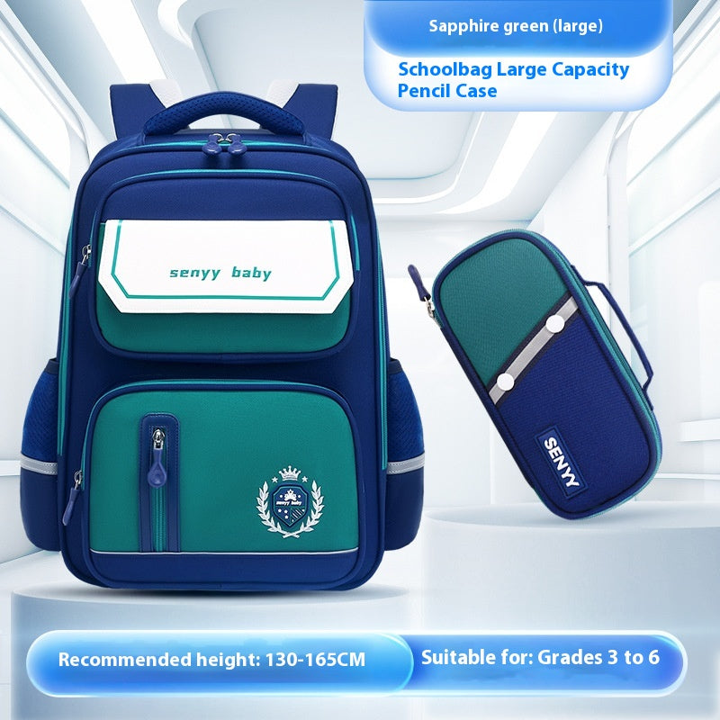 Sac à dos protecteur de la tige pour enfants avec hydrofuge Grande capacité Oxford Cloth Schoo