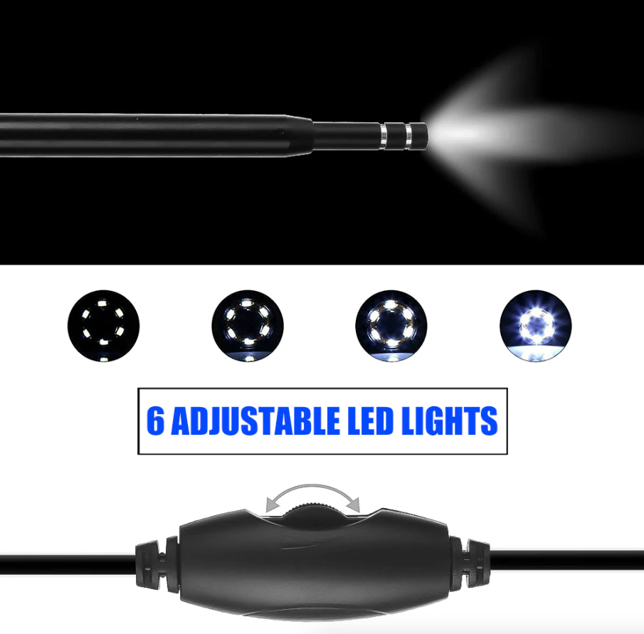 HD LED Endoscope endoscope endoscope appareil photo de cire choix de nettoyage outil de nettoyage Kit de suppression
