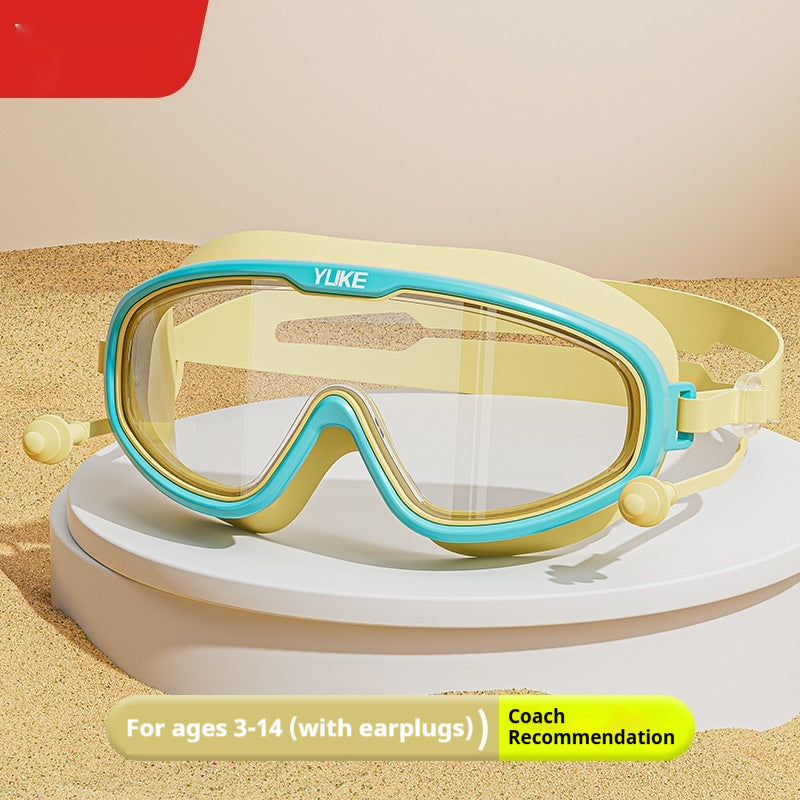 Gants de natation pour enfants avec protection anti-brouillard et nez haute étanche intégrée D