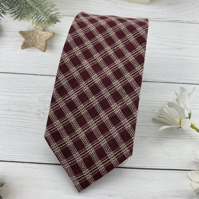 Autumn and Winter Basic for Schools Tie Hand Jk British Style tricoté coton et lin Str