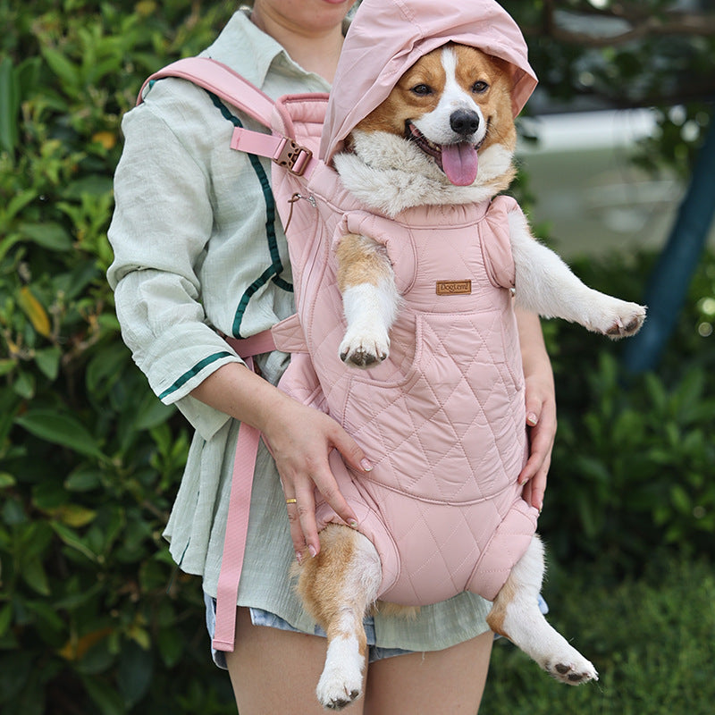 Sac à dos extérieur pour chien Sac à matelas épais d'hiver